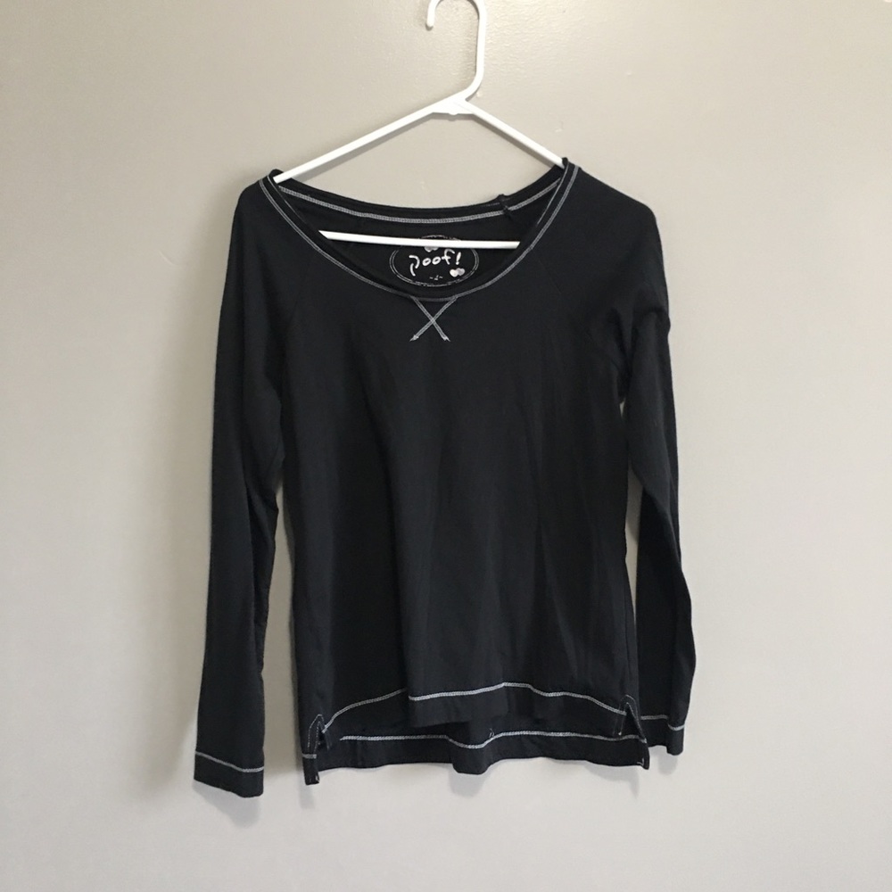 Y2k grunge black top